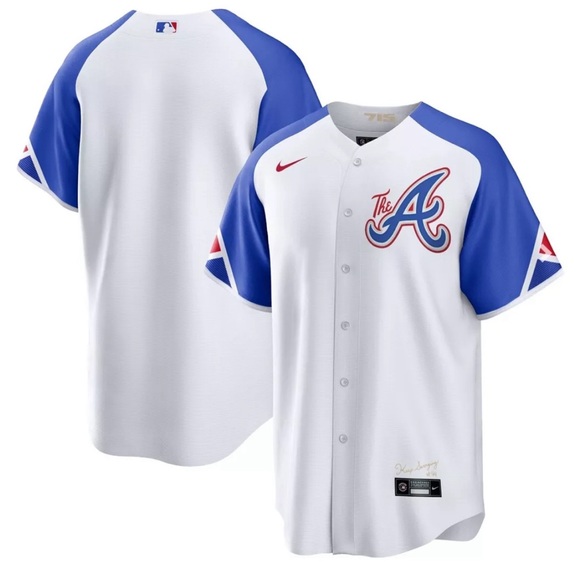 Nike Other - Nike Authentic Atlanta Braves City Connect Baseball Jersey White Men’s Sz M